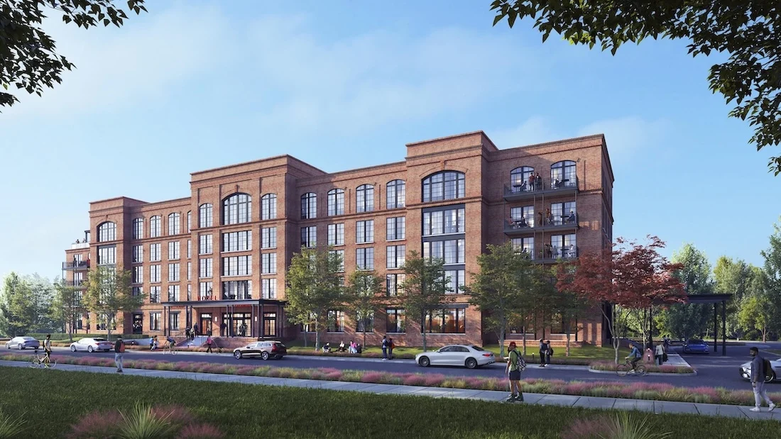 Architectural rendering of Hotel Madelon