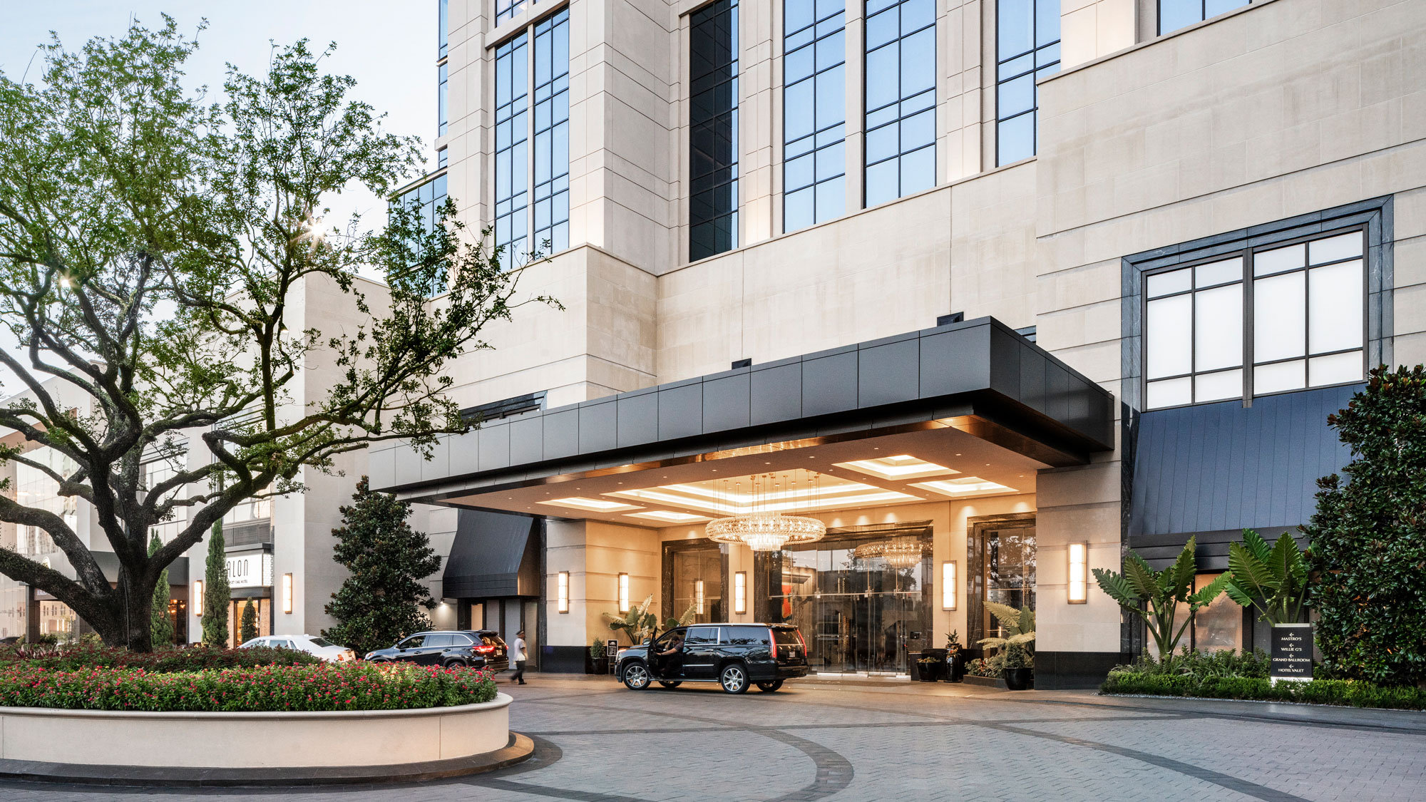 The Post Oak Hotel entrance in Houston